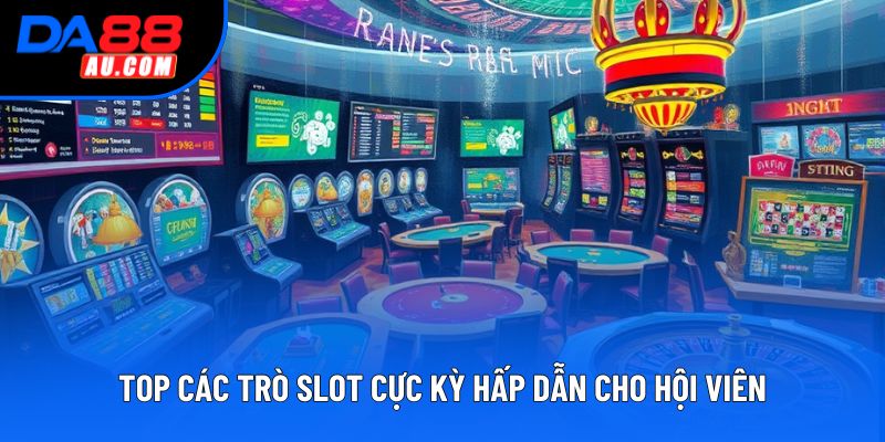 Top các trò slot cực kỳ hấp dẫn cho hội viên